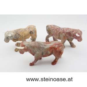 Stier / Ochse Speckstein Gr.L
